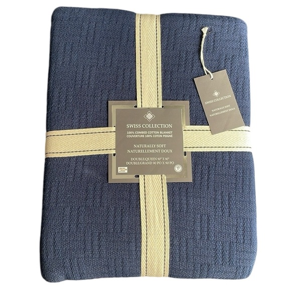 Swiss Collection - 100% Combed Cotton Blanket - Picture 6 of 6